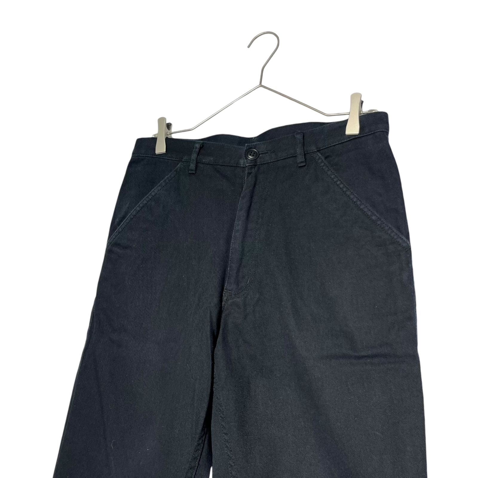 COMME des GARÇONSコムデギャルソン　コットンパンツ　ブラックXS QZIkNMdkFaTqx0cp3B3RW7T2kD5wOY