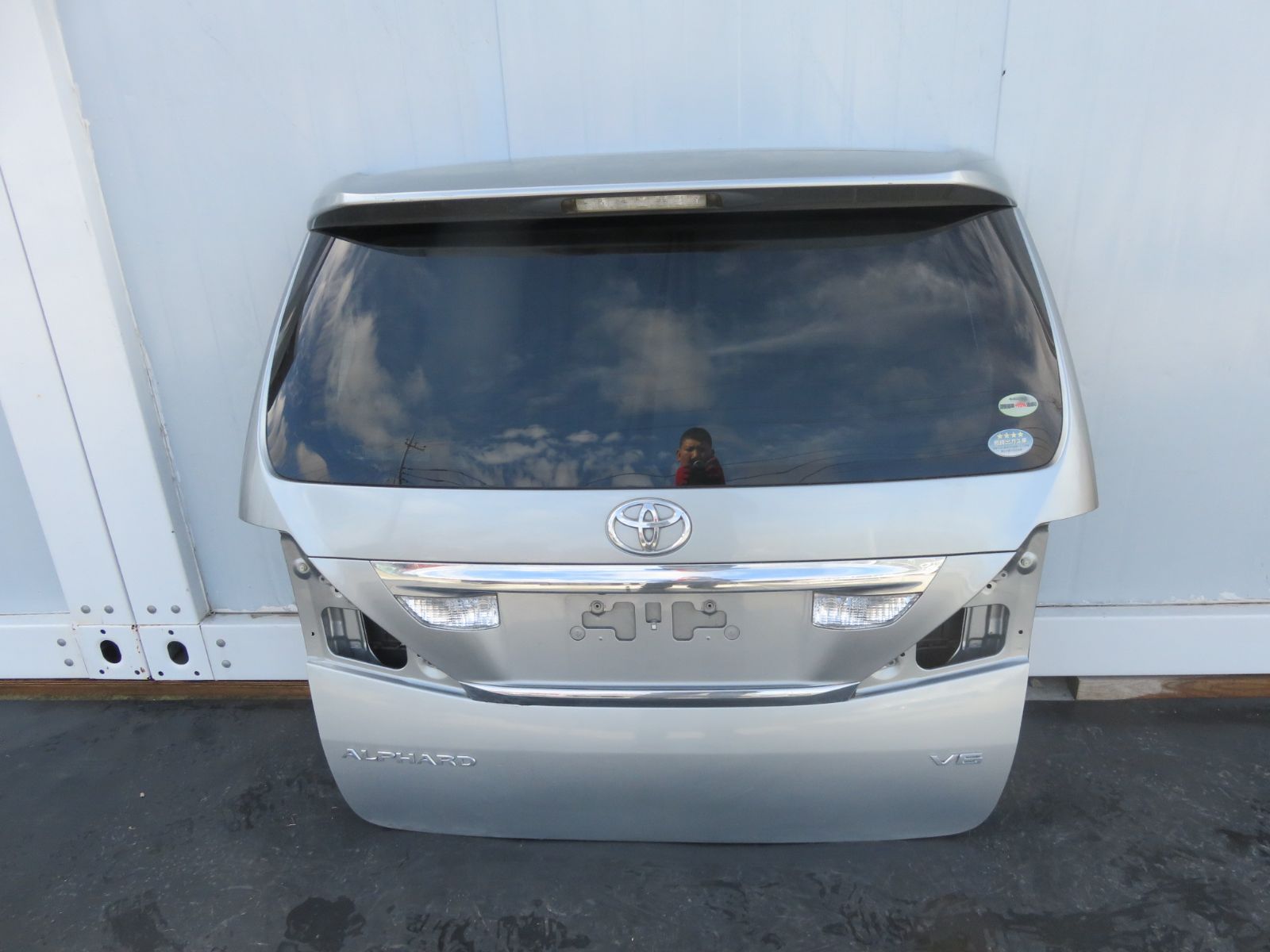 SFC2614 アルファード ANH20W ANH25W GGH20W GGH25W 前期 純正 バックドア リアゲート トランク ハッチバック 灰色