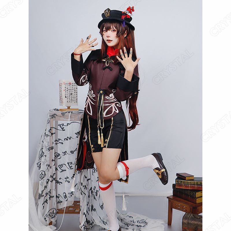 原神（Genshin） 胡桃 フータオ コスプレ衣装 ウイッグ付き 原神