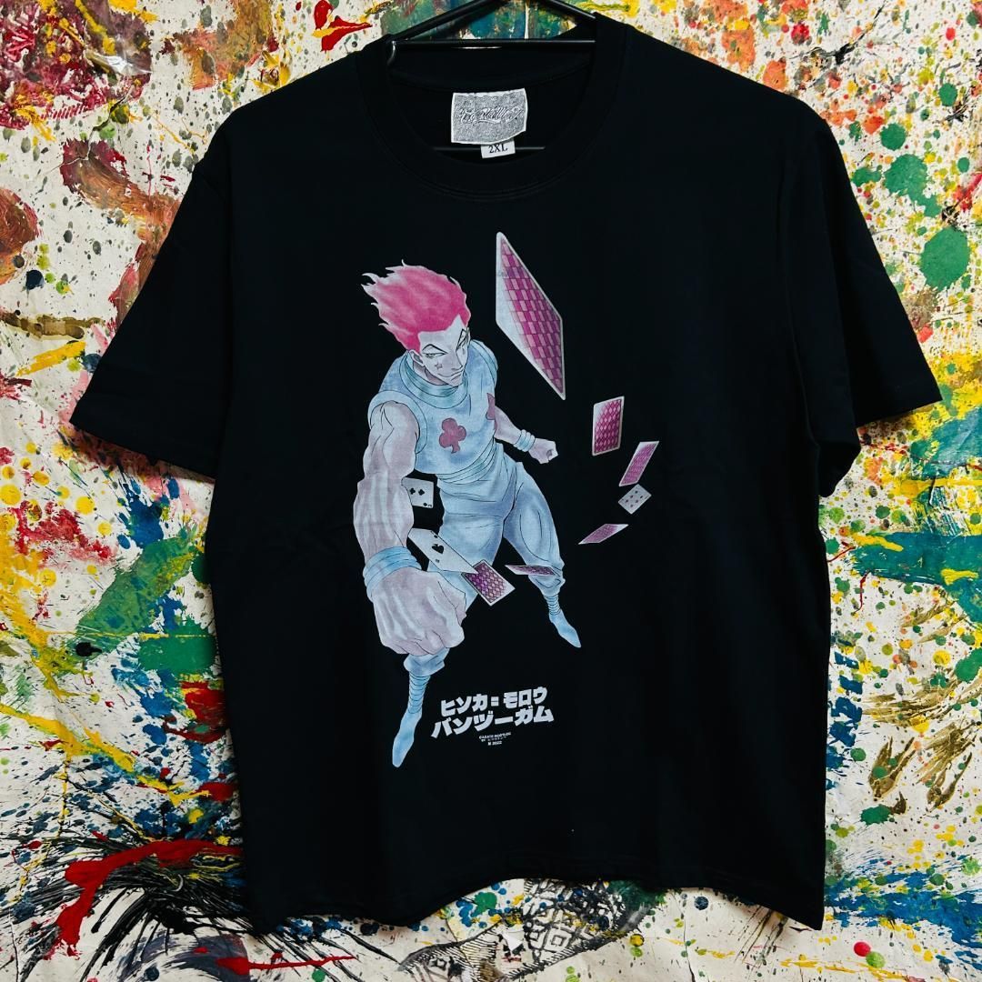 アバンギャルド リプリント Tシャツ 半袖 メンズ 新品 個性的 黒 クラピカ キルア＝ゾルディック ゴン＝フリークス レオリオ ヒソカ - メルカリ