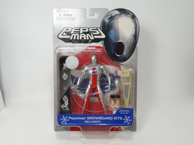 Pepsiman ペプシマン　スノーボードフィギュア　コーラバージョン 未開封】ペプシマン フィギュア スノーボードキット ペプシ