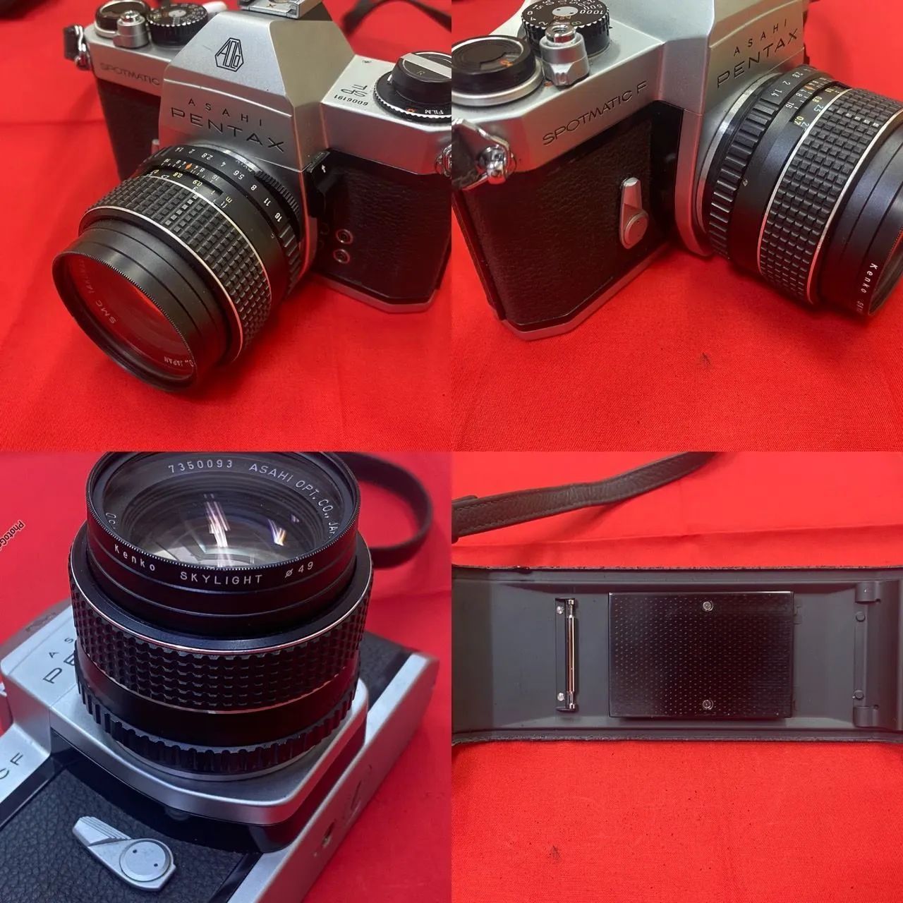 ASAHI PENTAX Spotmatic F 一眼レフカメラ カバー付き ✨人気✨ ASAHI