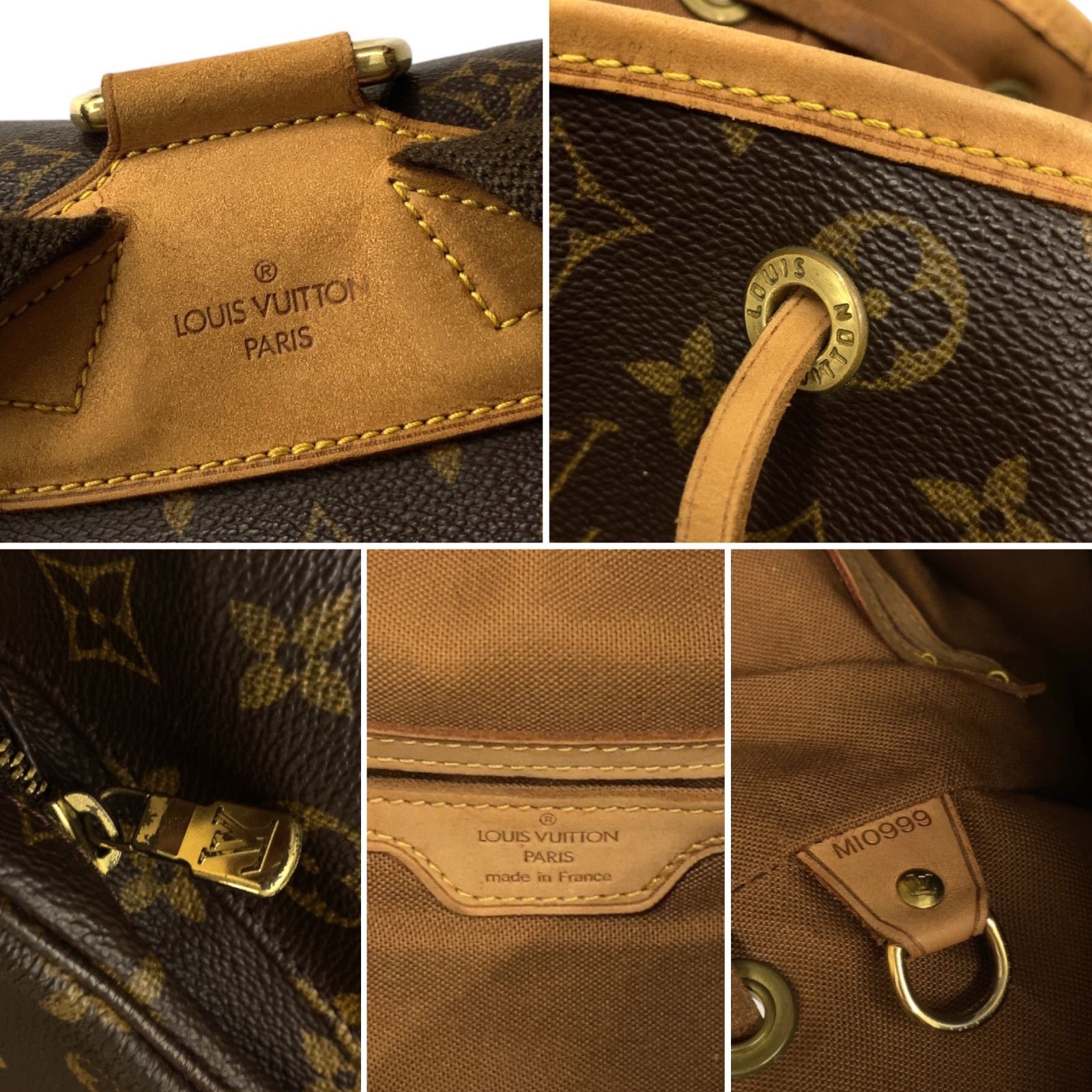 中古品】99年製 廃番 LOUIS VUITTON ルイヴィトン M51135 モンスリGM 