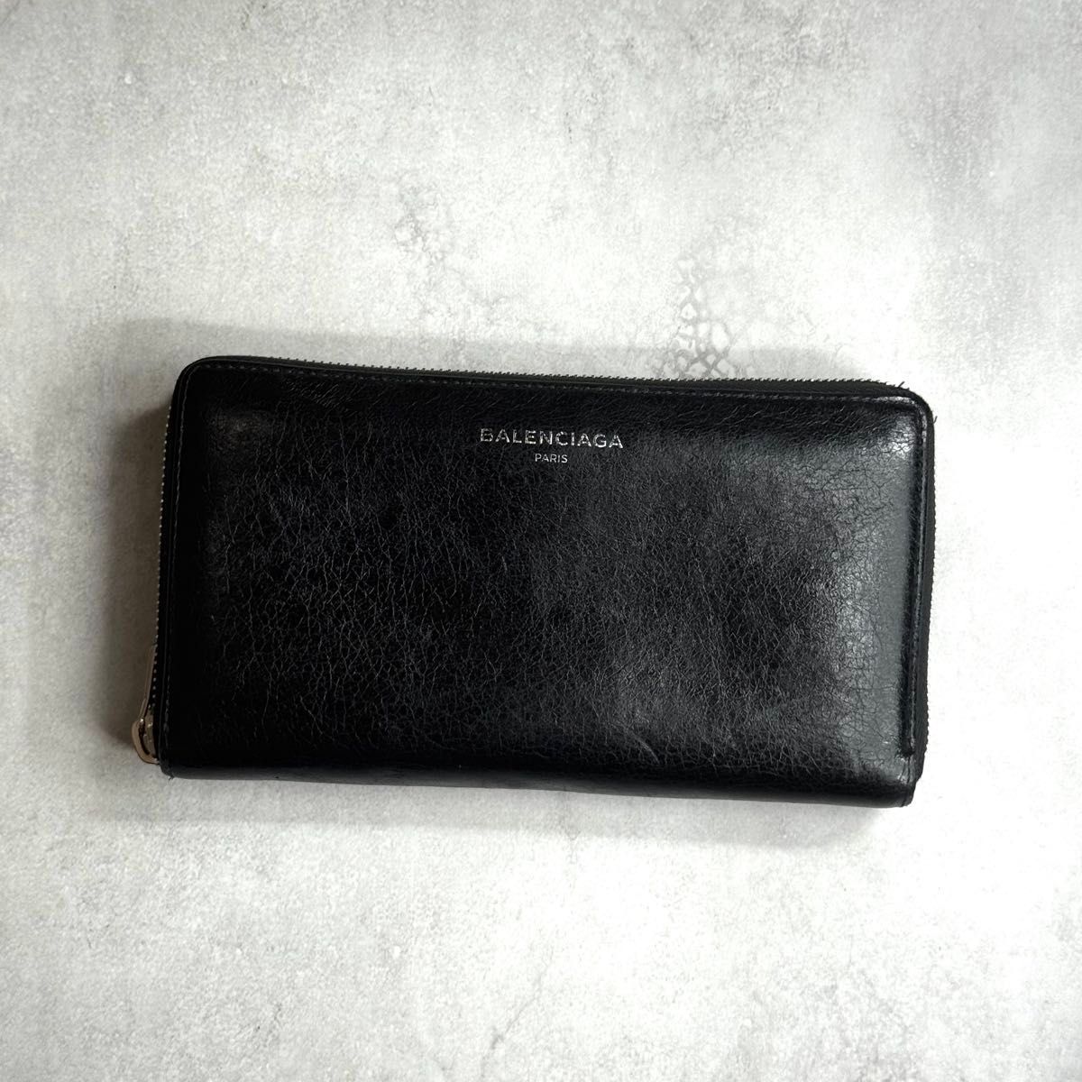 バレンシアガ BALENCIAGA メンズ ブラック⁄ホワイト ウォレット 3 