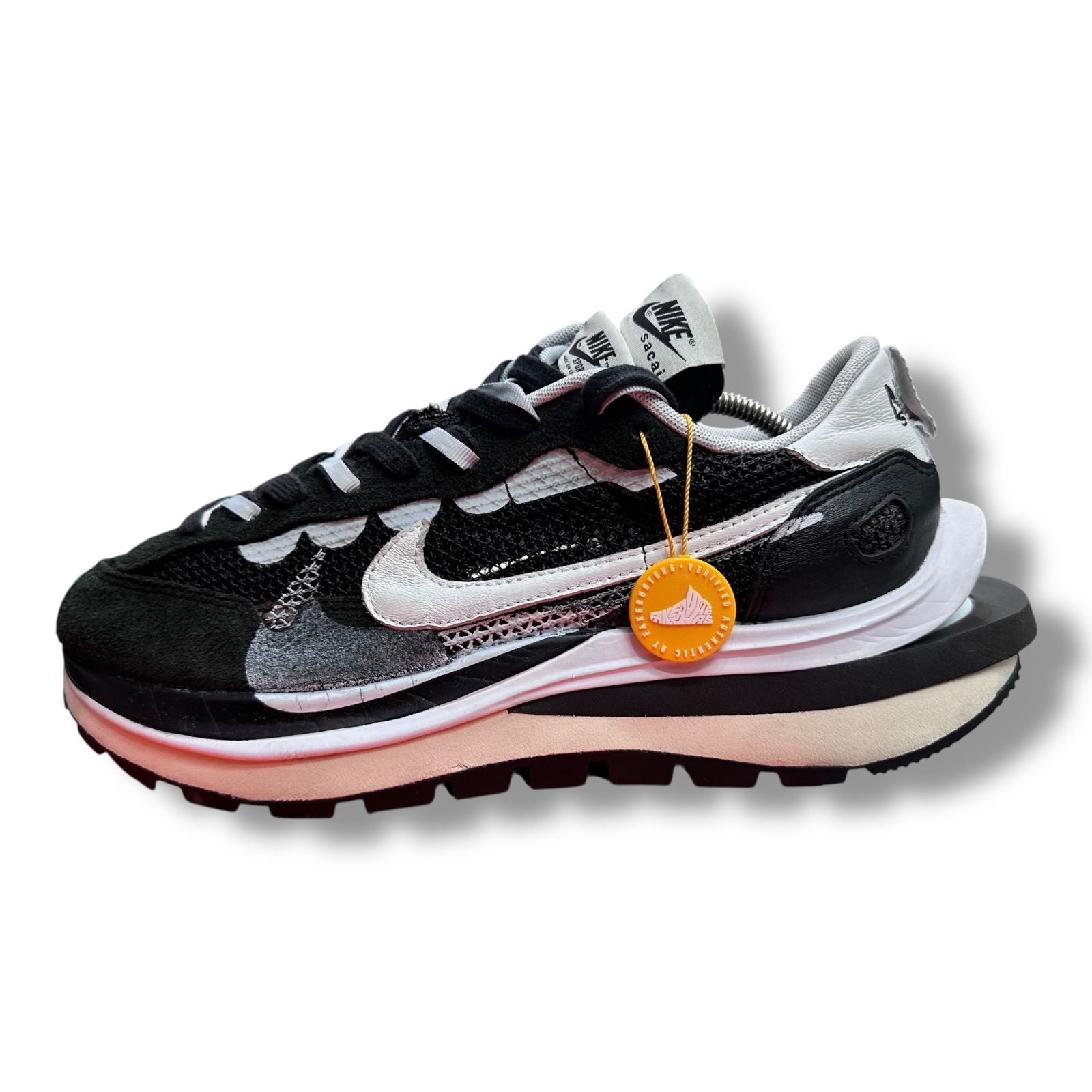 国内正規 sacai NIKE Vapor Waffle Black and White コラボ ヴェイパー 