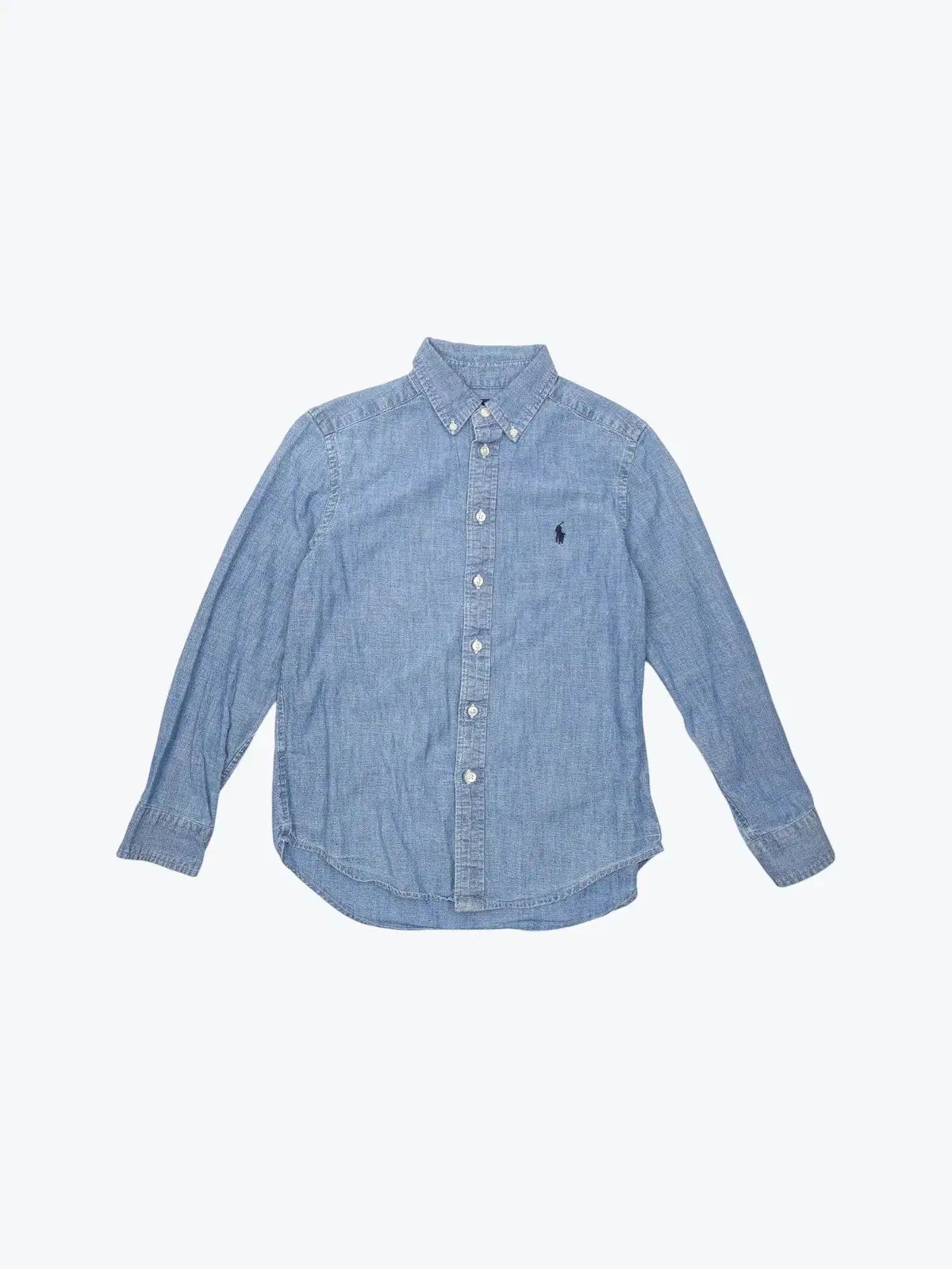 ラルフローレン　シャツ　長袖　デニム　カラーポニー ラルフローレン 長袖デニムシャツ - ラルフローレン子供服専門