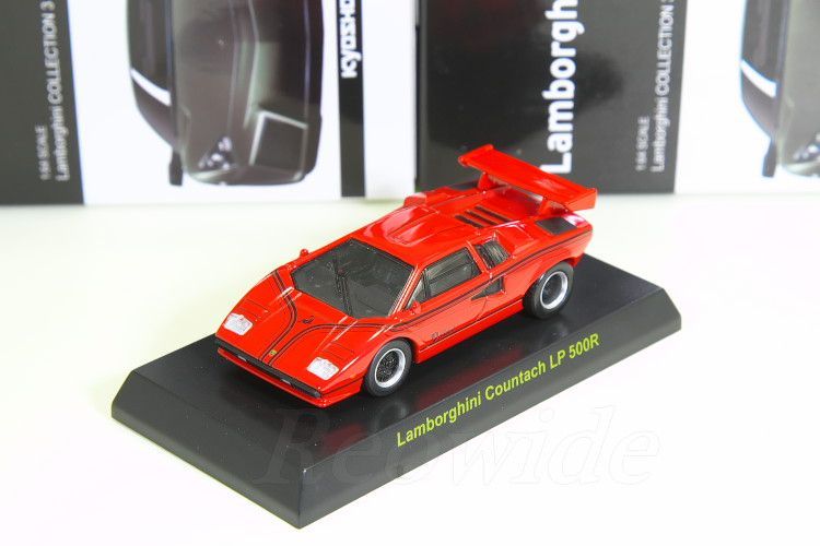 中古品＞京商 1/64 ランボルギーニ カウンタック LP 500R レッド 