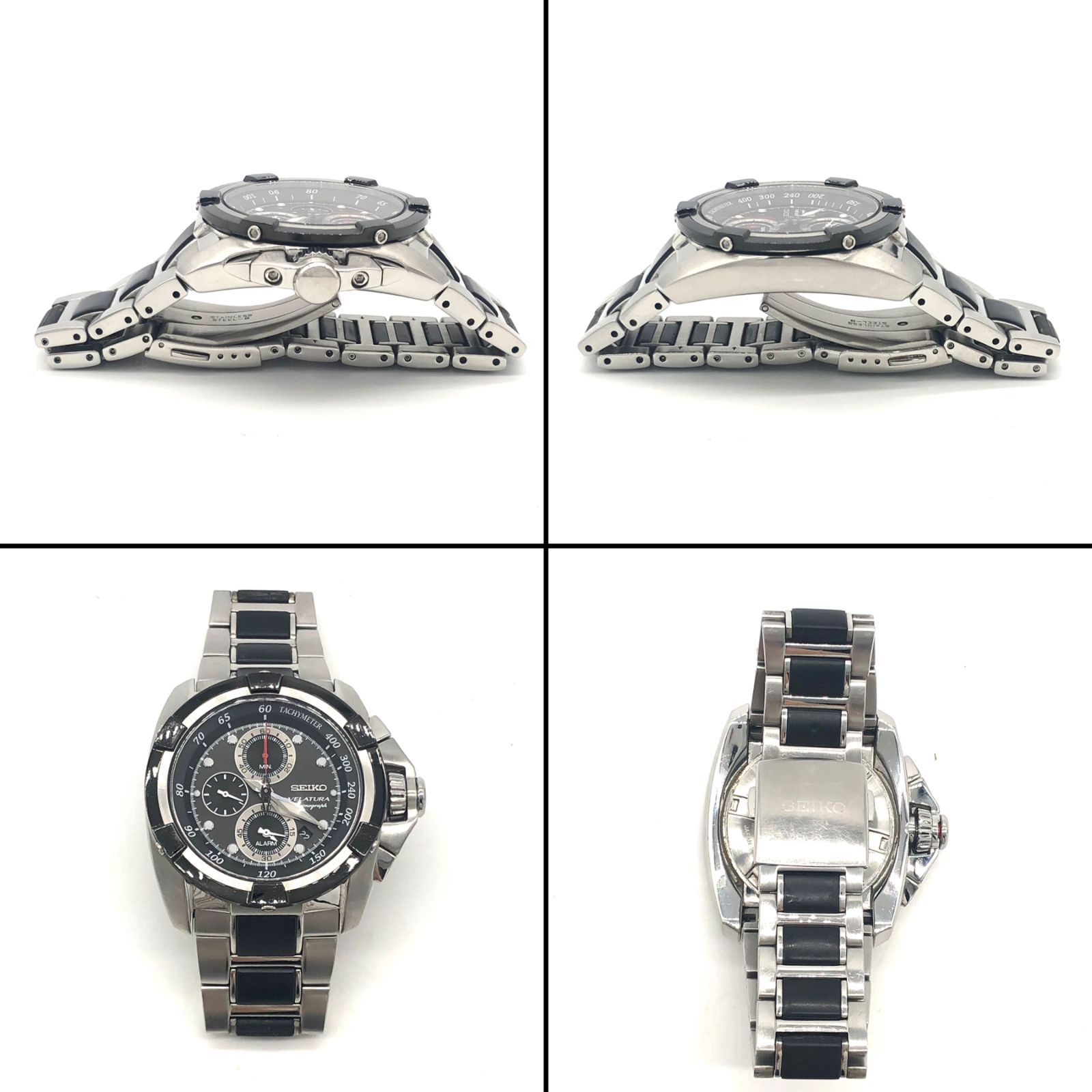 SEIKO ベラチュラ クロノグラフ 7T62-0HD0 ▽【稼働品】SEIKO/セイコー ベラチュラ クロノグラフ 7T62-0HD0