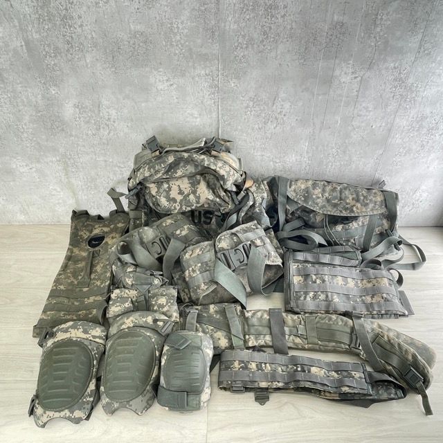 米軍実使用 MOLLE II バッグ ベルト プロテクター等 装備大量セット