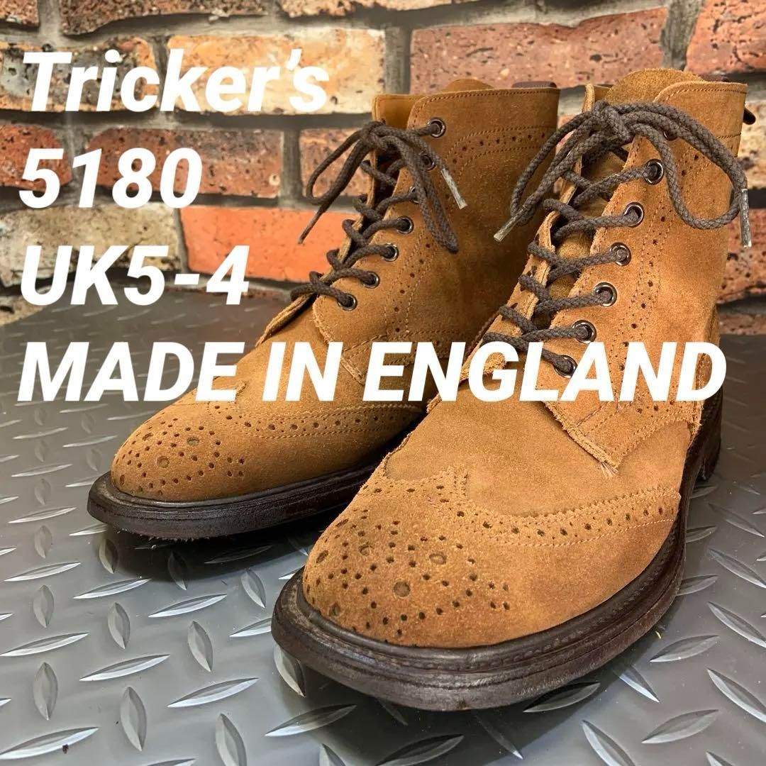 豊富な新作tricker\'sトリッカーズ　カントリーブーツ　UK5-4 JP24 靴