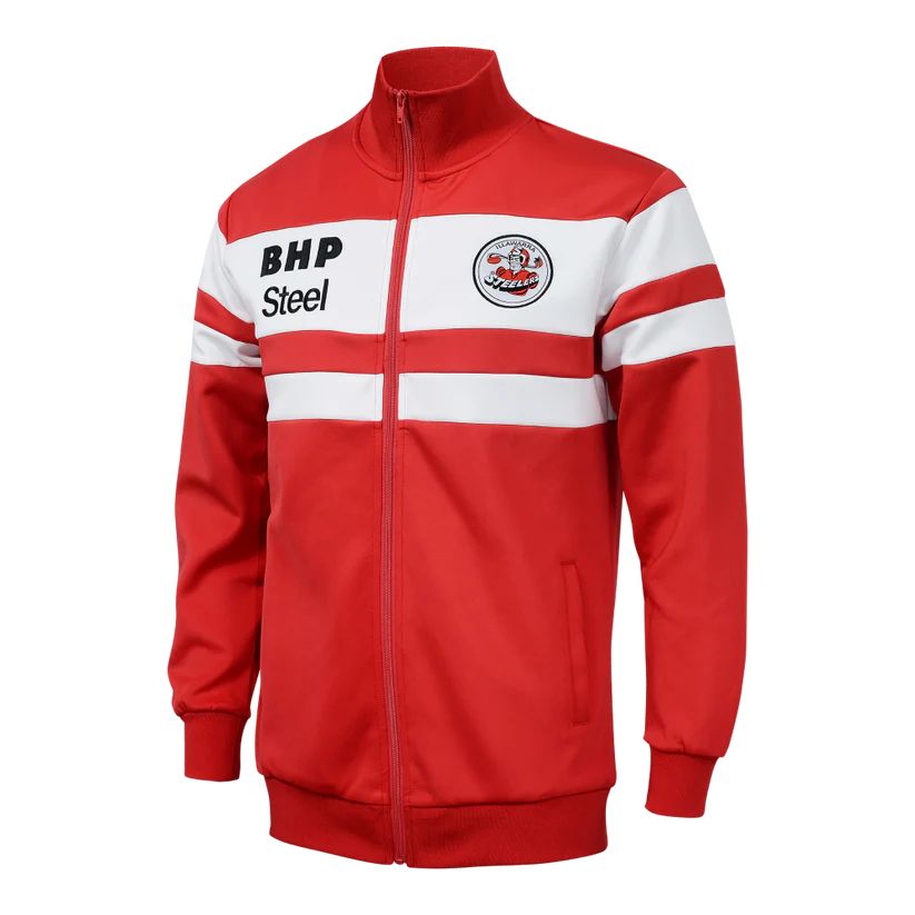 送料無料 匿名配送 ティッドウェル イラワラ スティーラーズ レトロ ジャケット 赤 白 レッド ホワイト 公式モデル 日本未発売