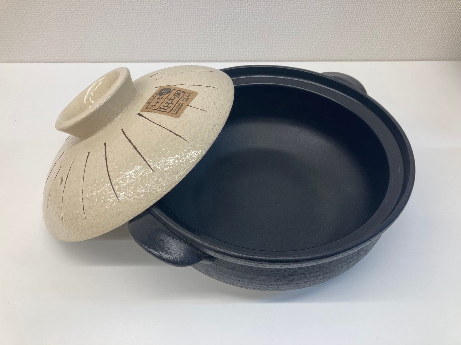 佐治陶器 セラミック加工 IH土鍋 十草 9号