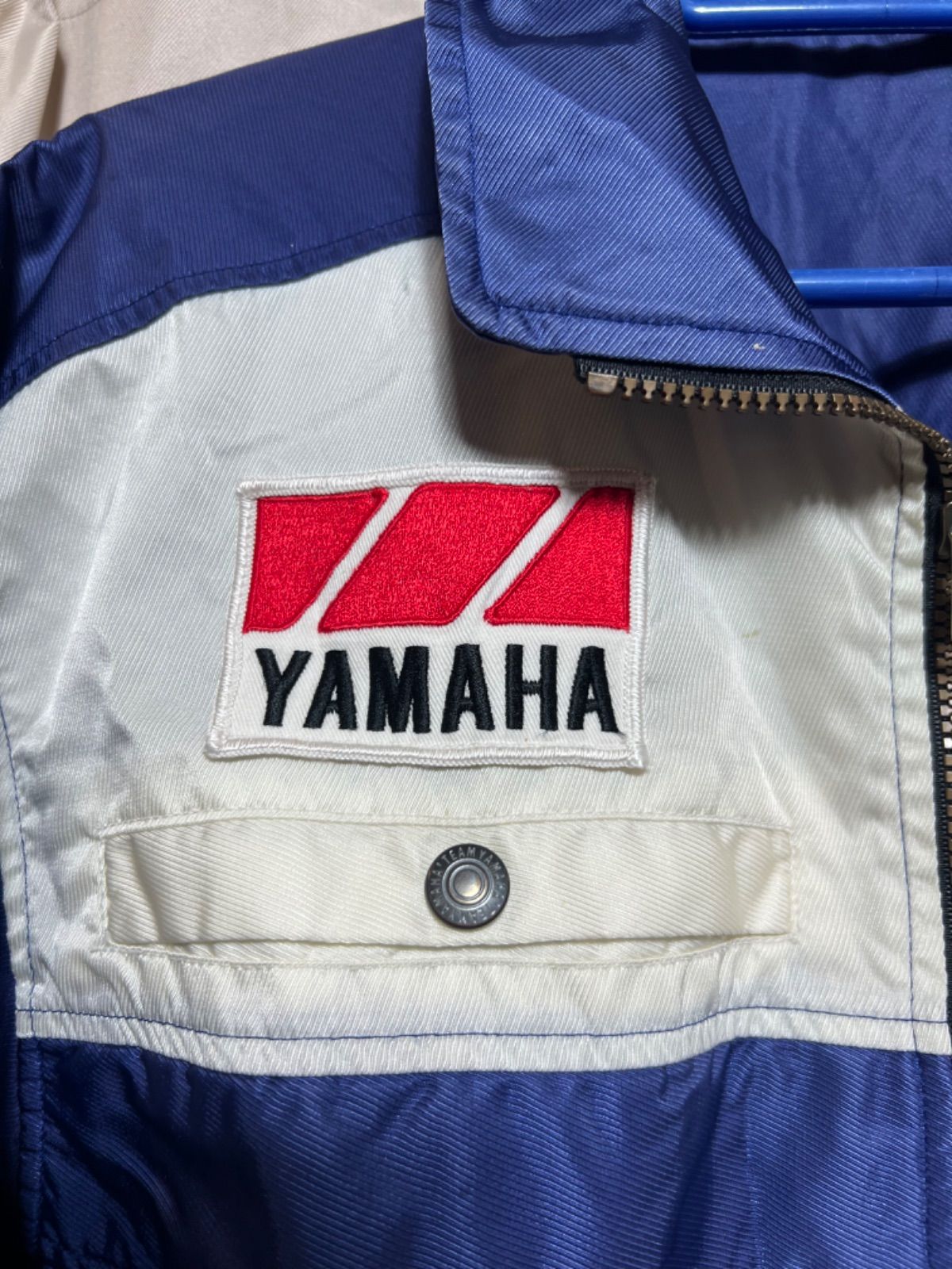 激レア！TEAM YAMAHA チーム ヤマハナイロンジャケット L Rare!!! Vintage TEAM YAMAHA Yamaha RACING Sports Light