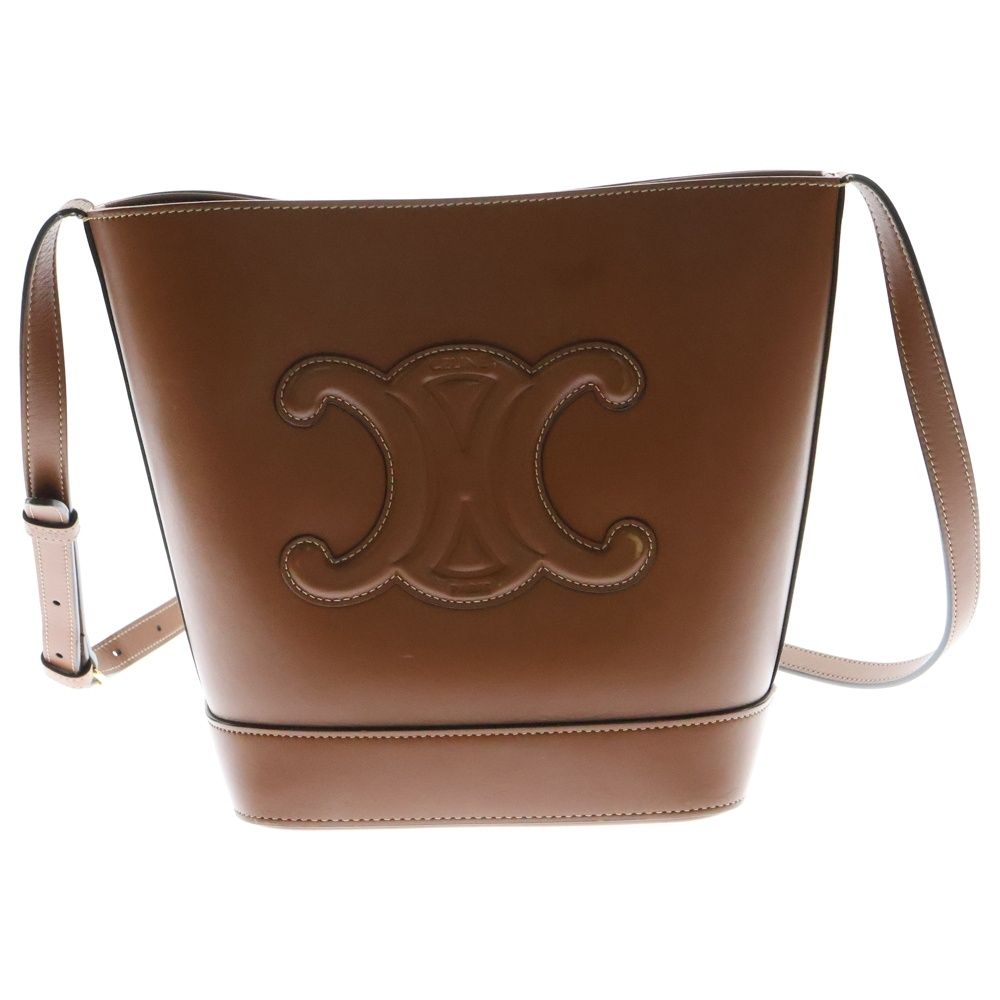 CELINE セリーヌスモール バケット キュイル トリオンフバッグ CELINE】セリーヌ スモール バケット キュイル トリオンフ