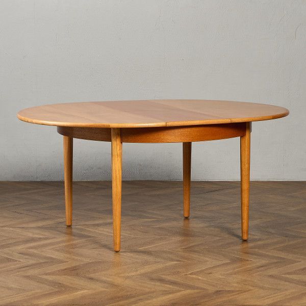 Jentique ラウンドエクステンションテーブル　直径107cm Jentiqueジェンティーク エクステンションラウンドダイニング