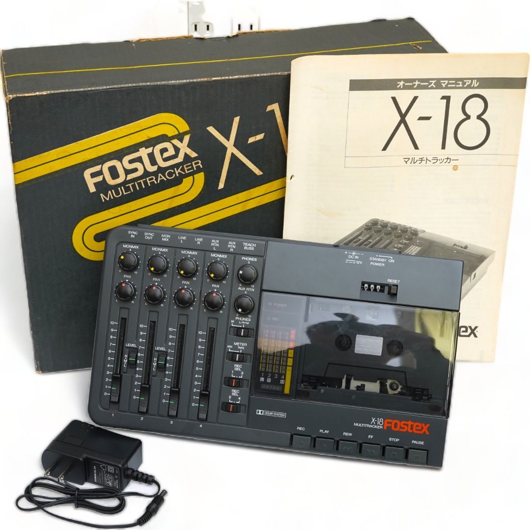 整備済 極上美品】 FOSTEX フォステクス X-18 マルチトラック