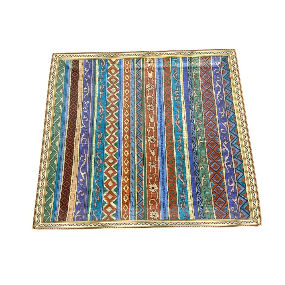 エルメス シュヴァルドリアン プレート スクエア 馬 お皿 陶器 未使用