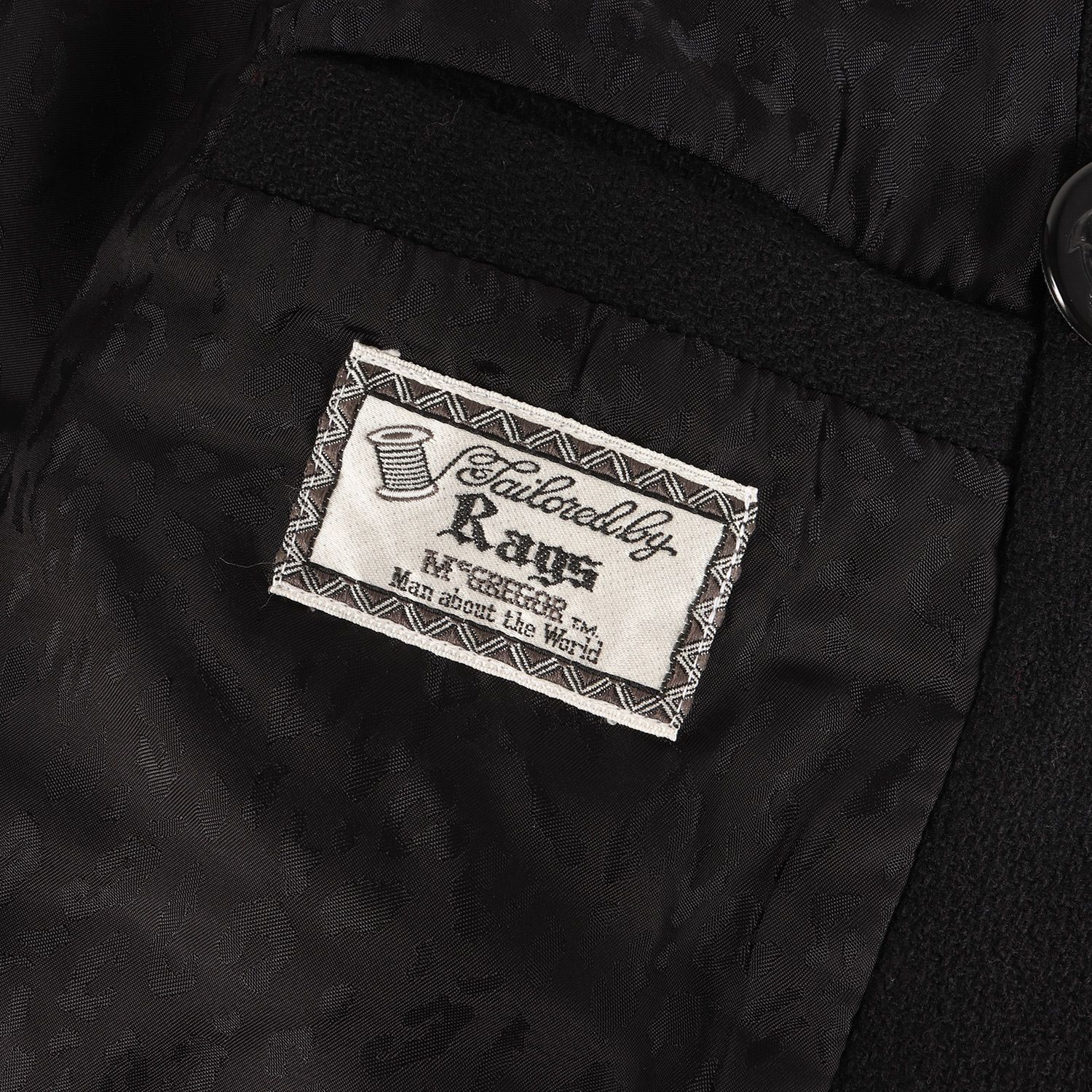 Rags McGREGOR ラグスマックレガー コート ブラック 黒 サイズ:S  