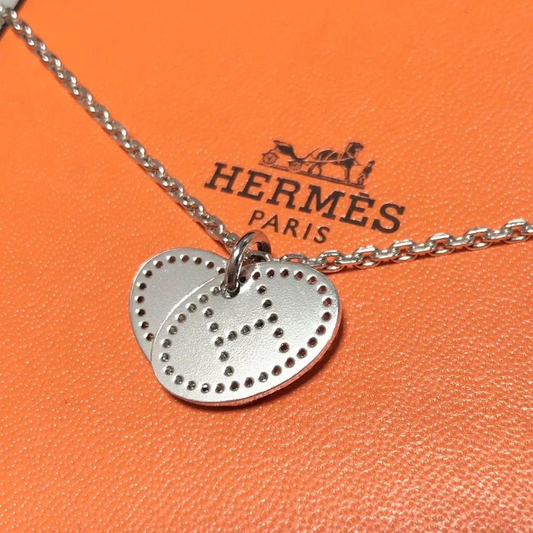 HERMES エルメス ペンダントトップ エブリン AG925 シルバー - チャーム