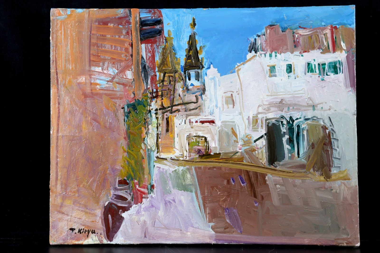 ヴィンテージ ダイフ Marcel Dyf 花瓶の花 複製画 油絵 絵画 華 yuki様