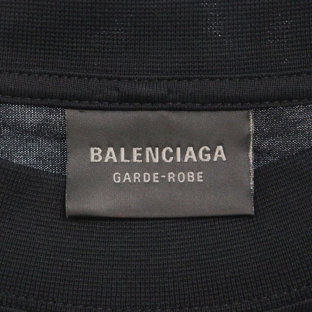 BALENCIAGA (バレンシアガ) Garde-Robe オーバーサイズTシャツ ブラック 724509 TNVL8