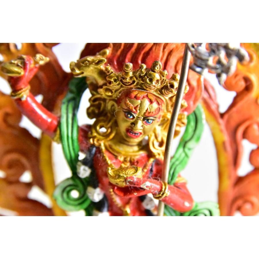 ヴァジュラバラヒ 金剛猪女 銅製鍍金彩色 ネパールパタン製 仏像