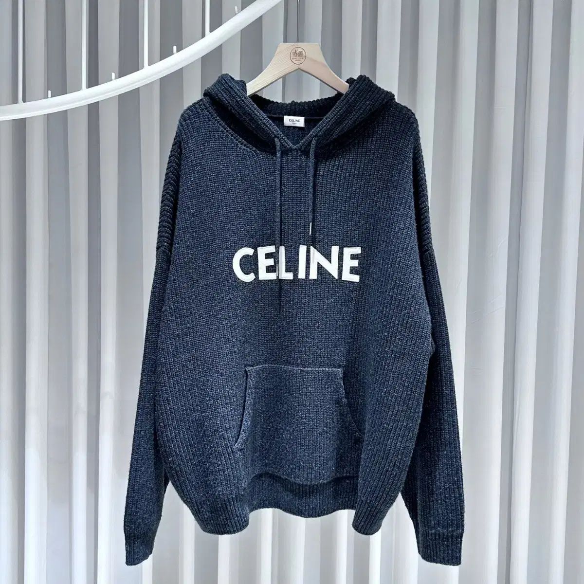 新品Celine セリーヌニットフード付きニット