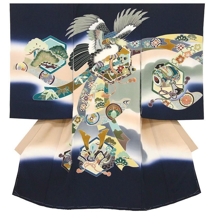 記念感謝祭☆新品正絹産着祝着最高級京友禅豪華手描き染工芸品