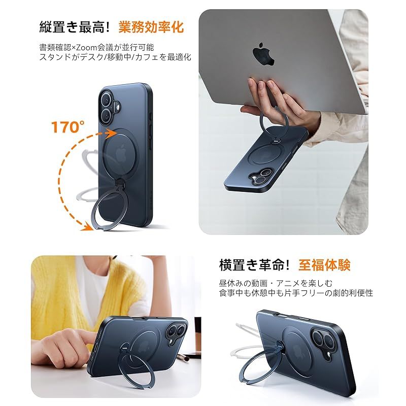 多機能一体 360°新定点回転スタンド