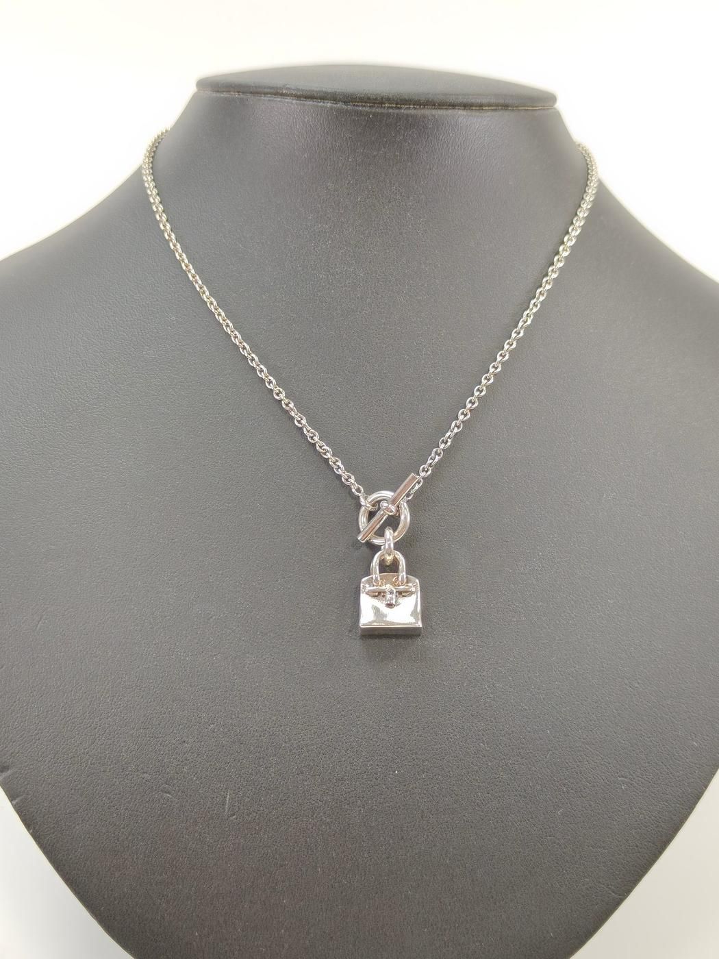 HERMES エルメス ネックレス バーキン アミュレット トグル