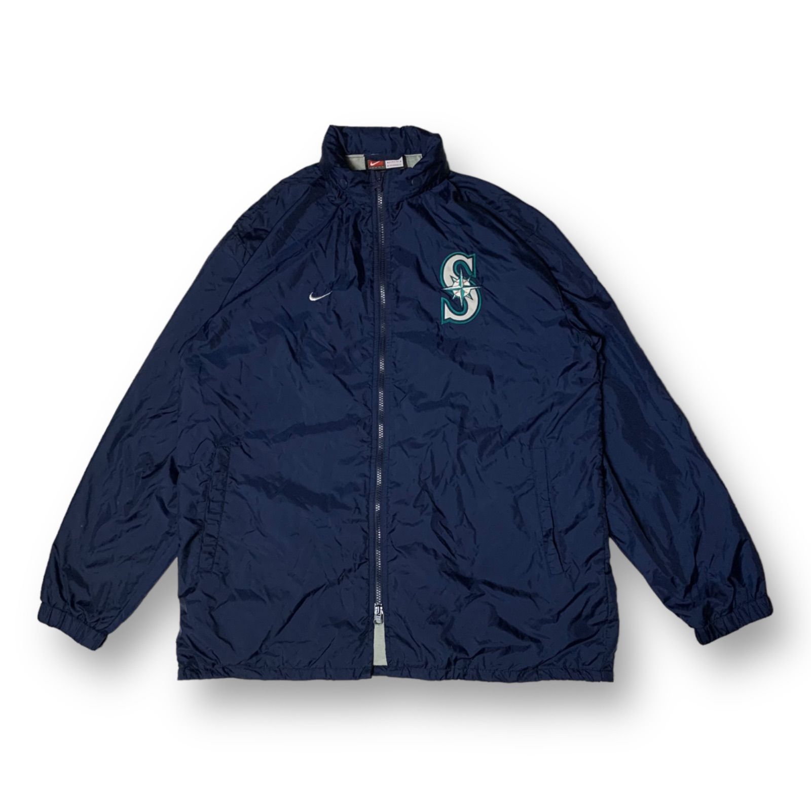 90-00s NIKE “Seatle Mariners” Hooded Nylon Jacket ナイキ