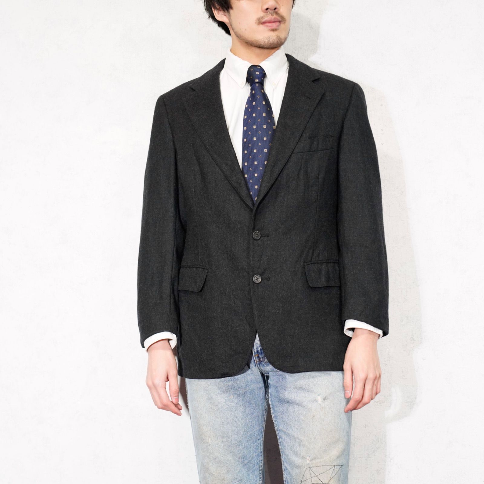 激安価格で販売 Ralph Lauren×BOYD'S ウールオーバージャケット 千鳥柄