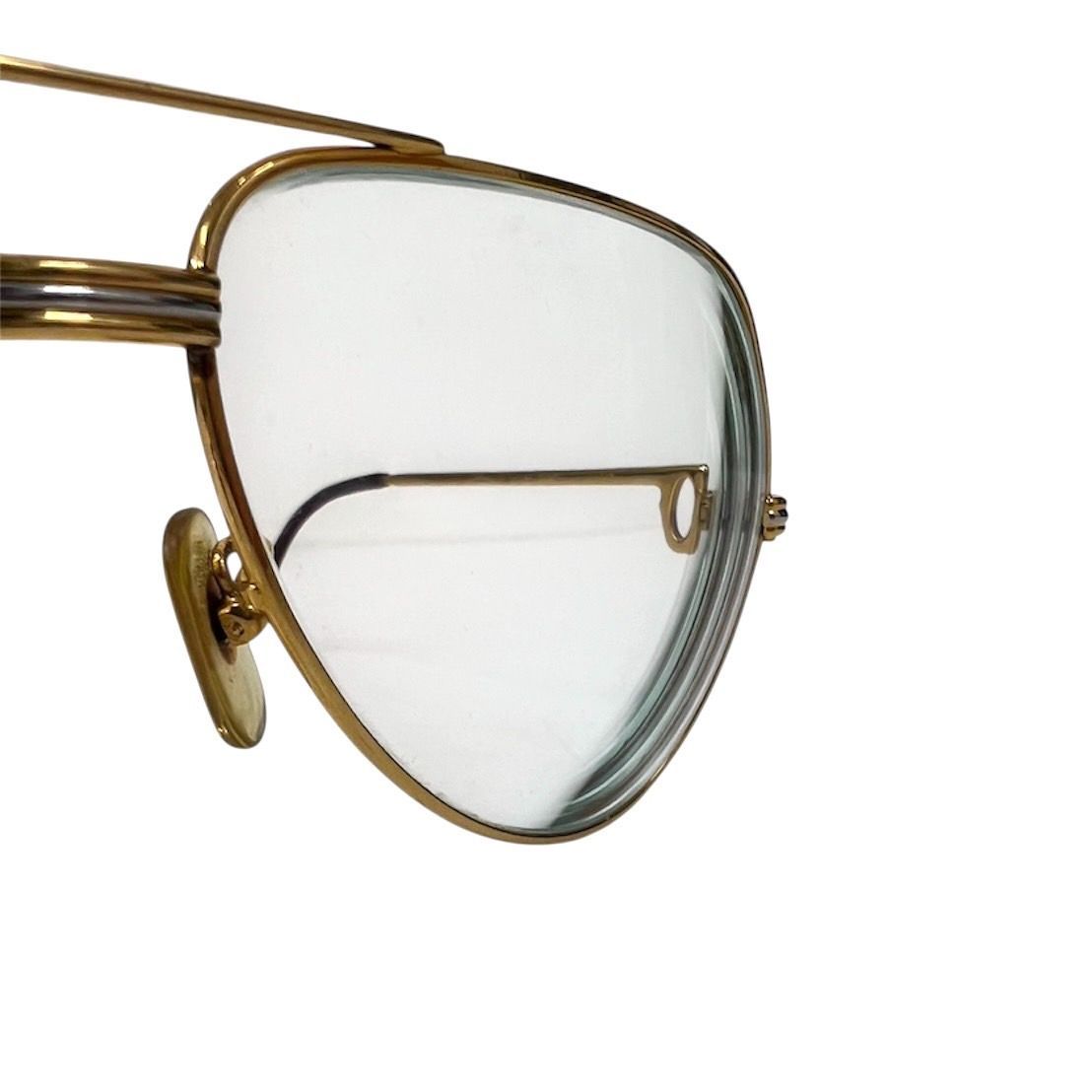 カルティエ Cartierティアドロップメガネ⭐︎ CARTIER/カルティエ】 ラブ サントス ティアドロップ 140 メガネ