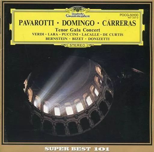 プラシドテノール 世紀の競演～3大テノール・コンサート1990 ルチアーノ・パヴァロッティ