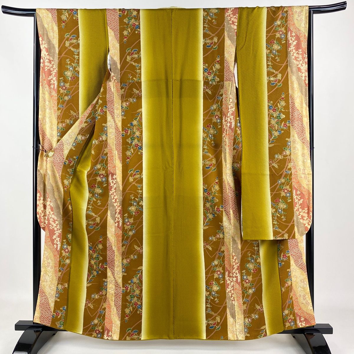 振袖フルセット(7点)・古典柄(絞り・エンボス加工・鹿の子・FS016