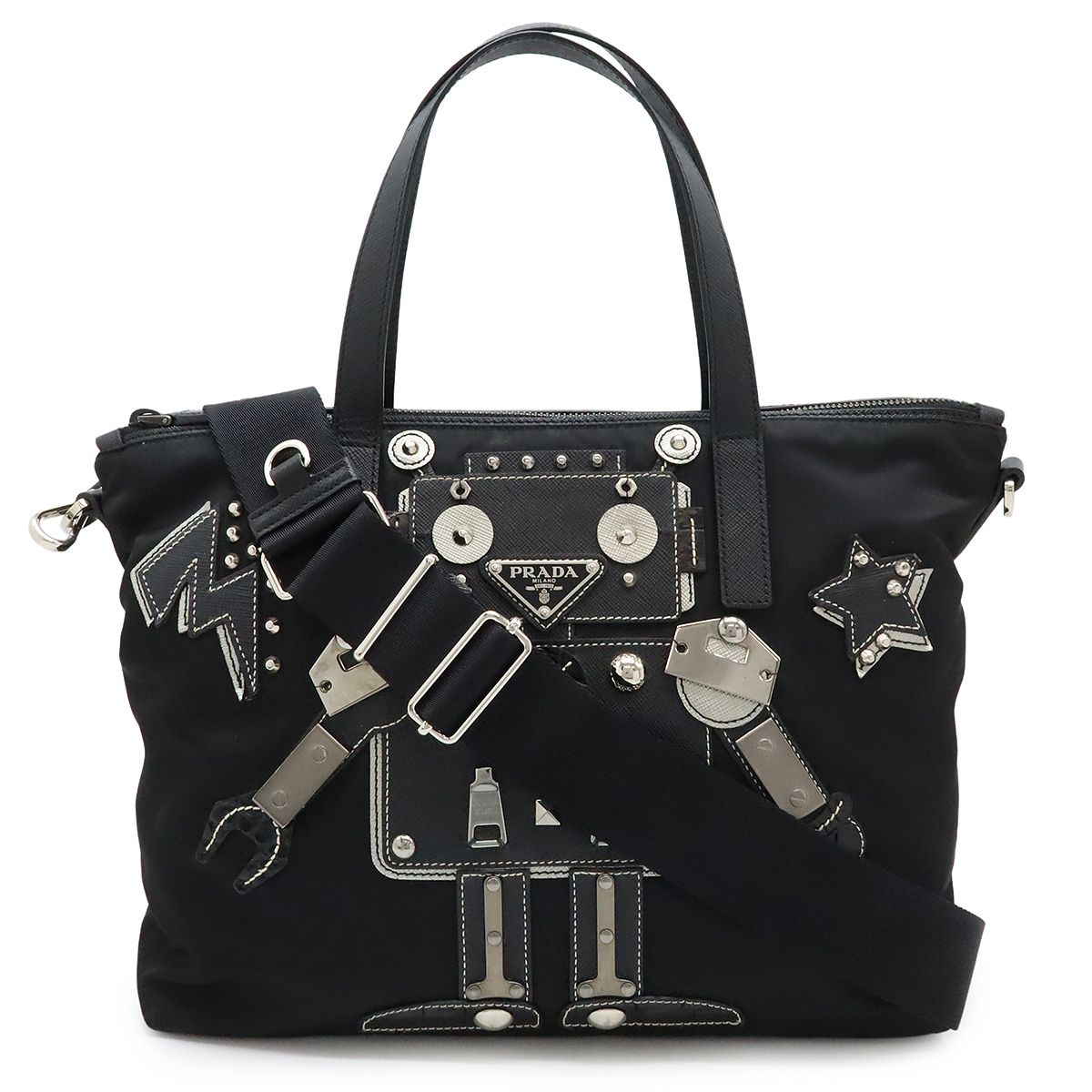 プラダ 2WAYハンドバッグ トライアングルロゴ BN2106 ブラック 楽天市場】PRADA プラダ ハンドバッグ ショルダーバッグ