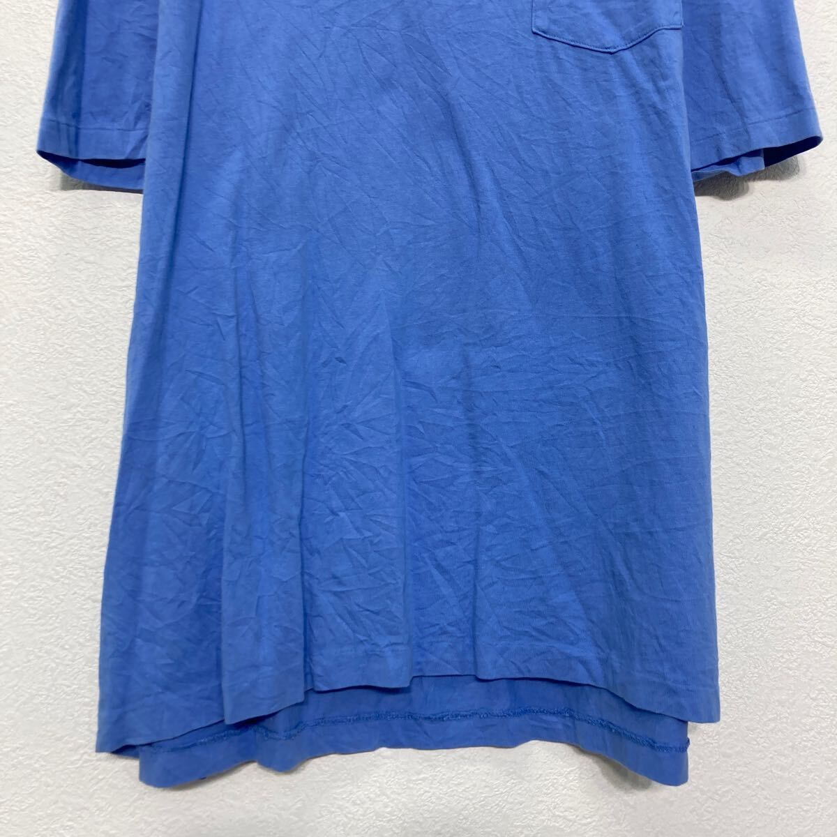 POLO Ralph Lauren 半袖 プリント Tシャツ ポロラルフローレン XL ブルー ビッグサイズ クルーネック 古着卸 アメリカ仕入 a607-6856