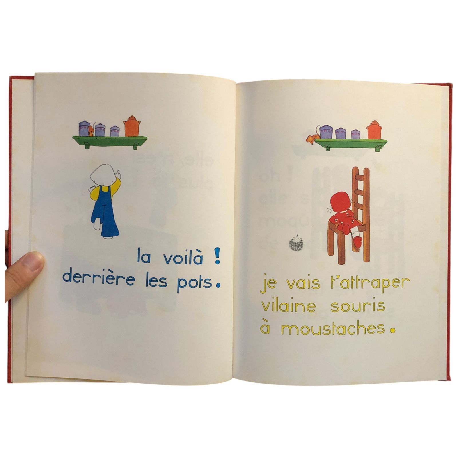 milie et la souris ? moustaches (エ Domitille de Pressens