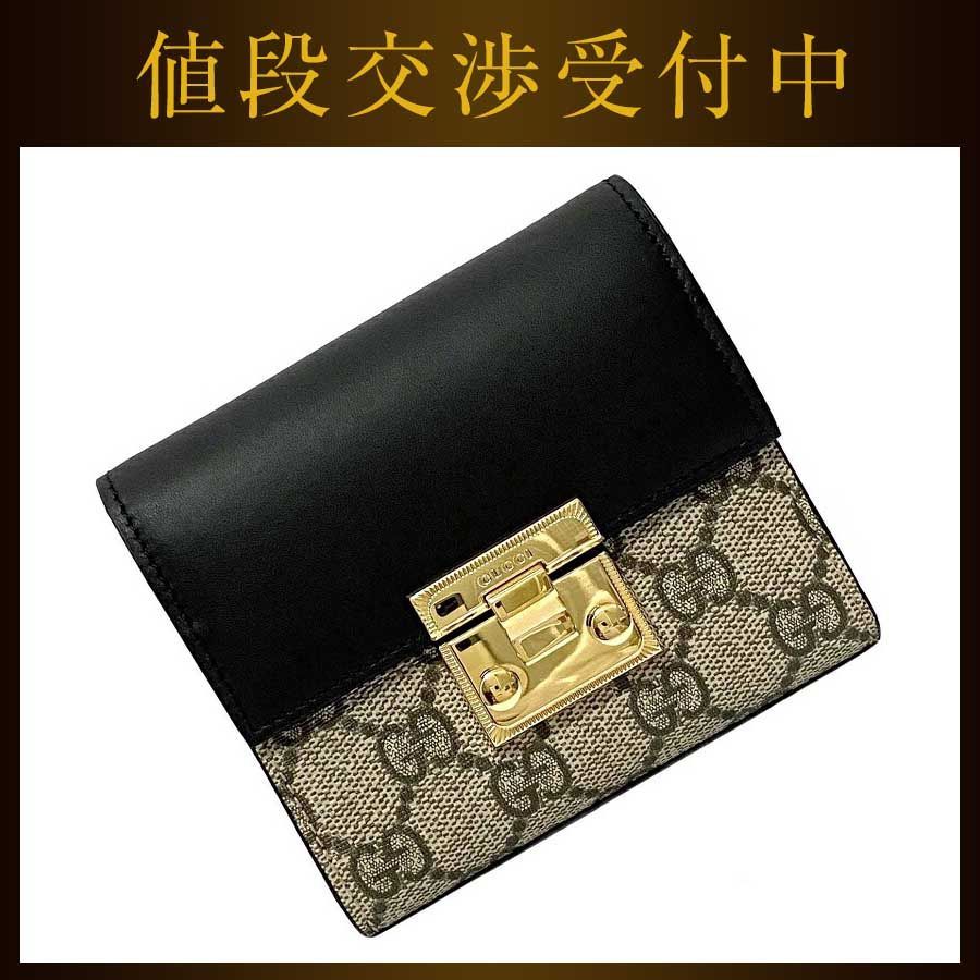 GUCCI ベージュ レザー 三つ折り財布 Amazon | [グッチ] 折財布 レディース 523155 96IWG 8745