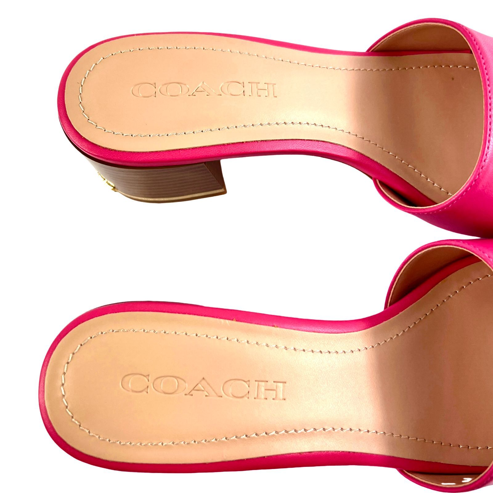 コーチ レザー マギーサンダル COACH MAGGI LEATHER SANDA ＃C2919 HOT