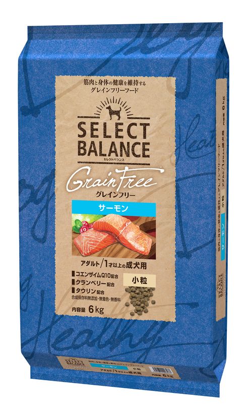 同梱不可 ベッツ チョイス ジャパン セレクトバランス グレインフリー アダルト サーモン 小粒 1才以上 成犬用 6kg