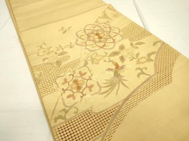 逸品 中国3大刺繍 汕頭刺繍 紬地 袋帯 逸品 中国3大刺繍 汕頭刺繍 紬地 袋帯 - メルカリ