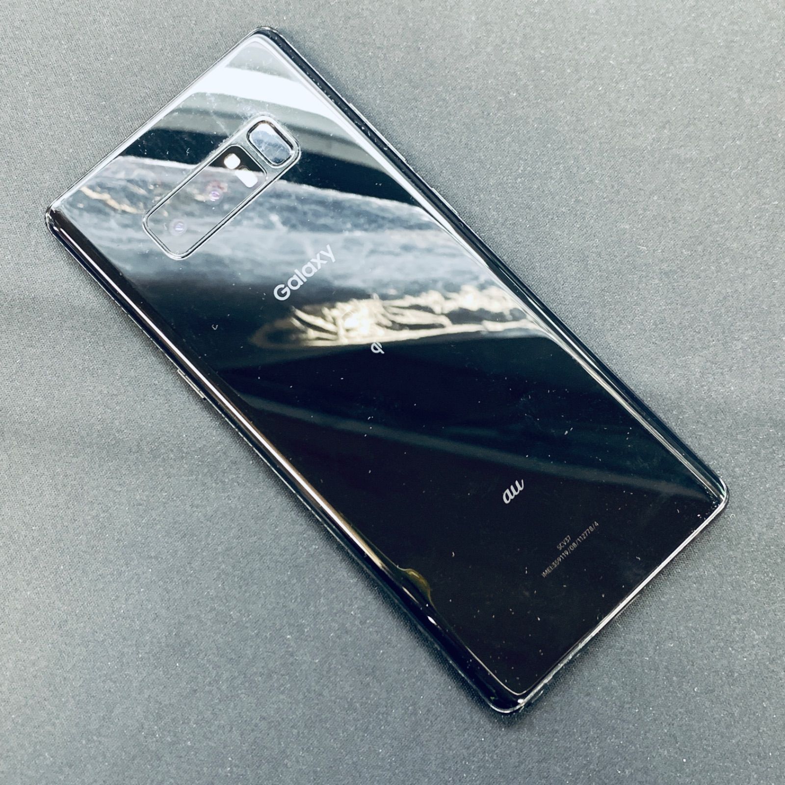 ★送料込み★GALAXY note8 SCV37 SIMロック解除済 訳あり品】Galaxy Note8 auSIMロック解除済 64GB SCV37 ブラック
