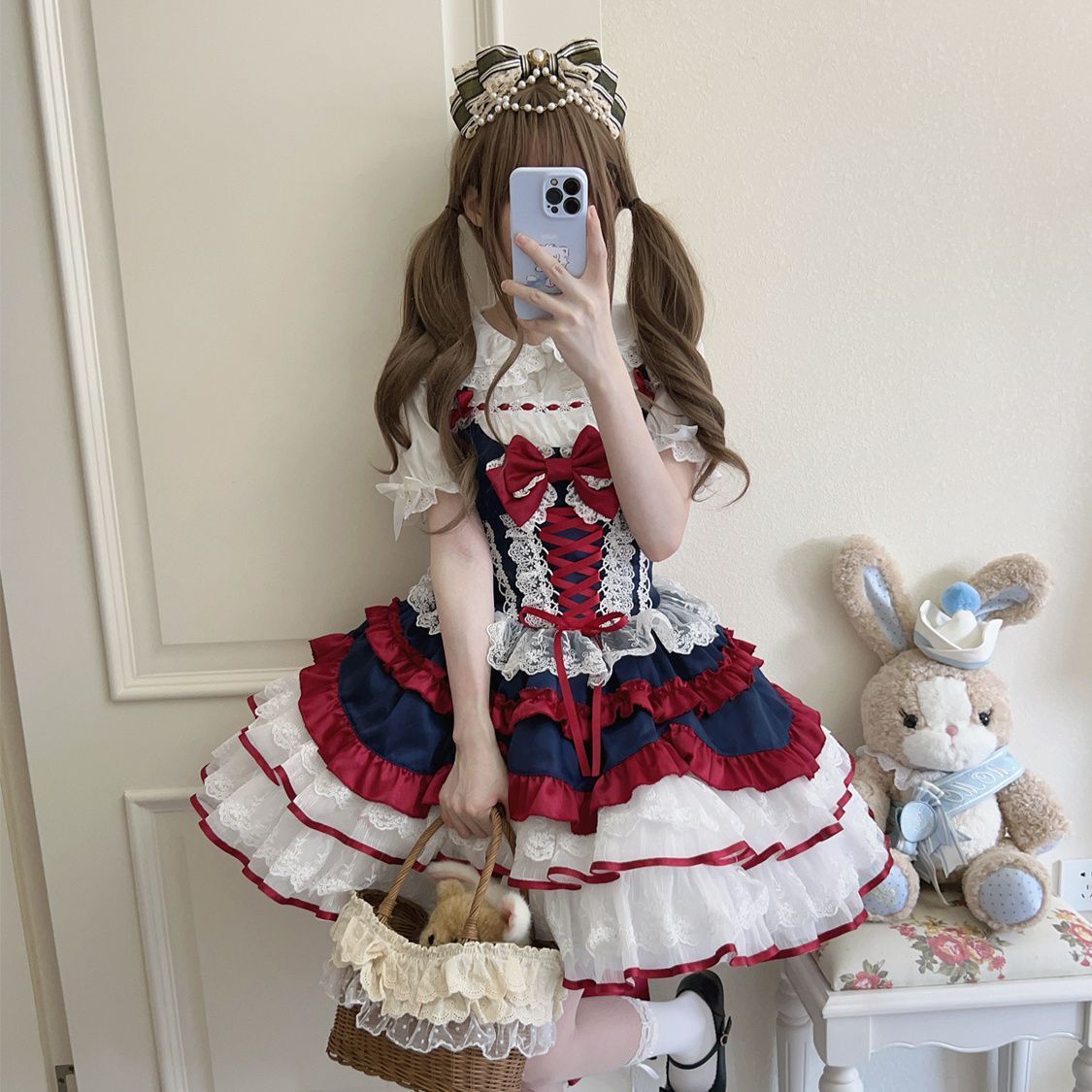 白雪姫風 ロリータジャンパースカート