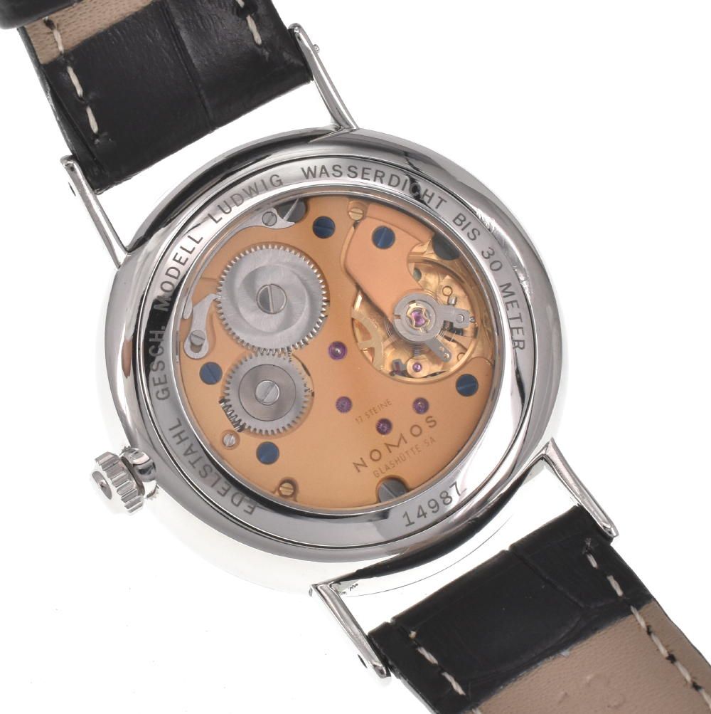 ノモス NOMOS LD1A2W2(205) ラドウィッグ 35 スモールセコンド 手巻き メンズ美品 L#123728 - メルカリ