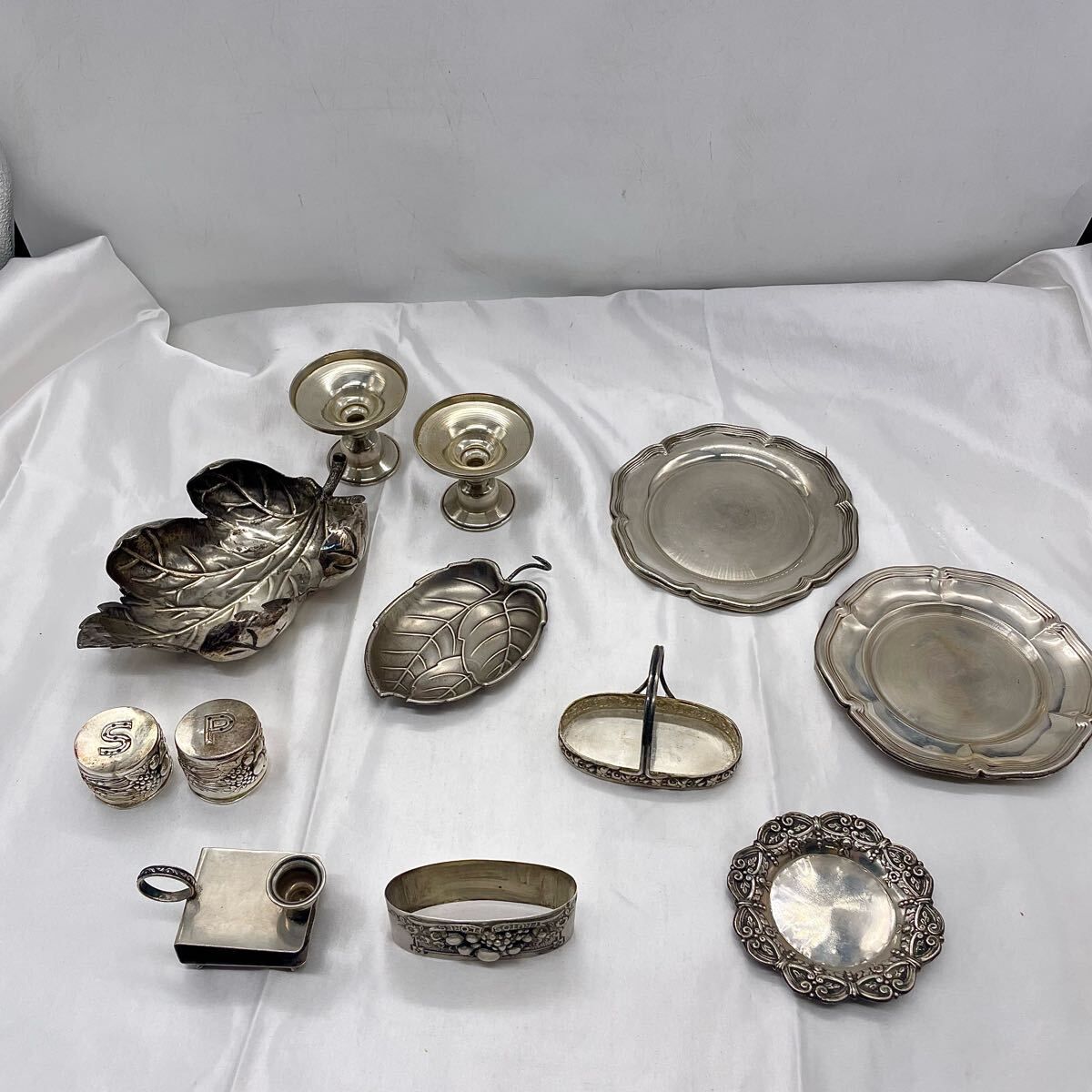 シルバープレート ナフキンリング 6個セット 英国アンティークと