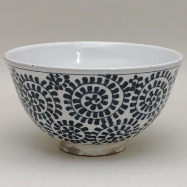 別注品【茶器/茶道具 抹茶茶碗】 数茶碗 唐津焼き 粉引 たこ唐草（蛸から