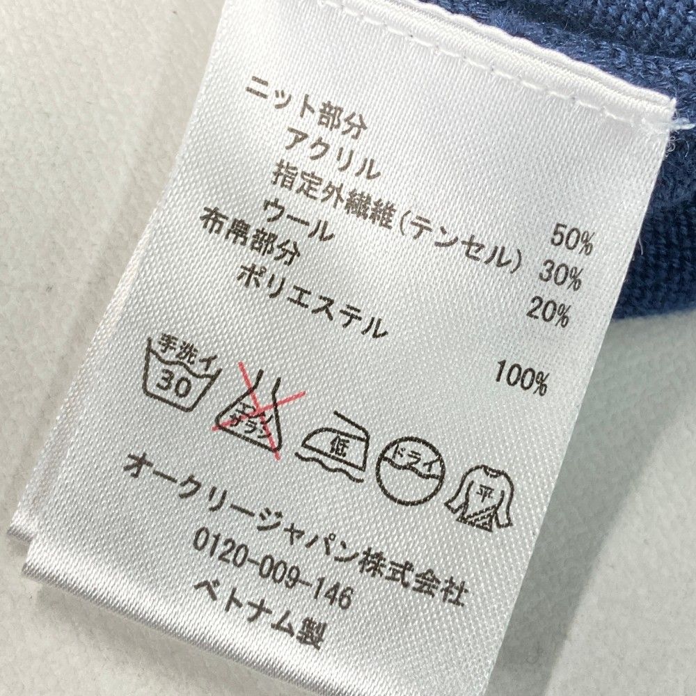 Oakley ネイビー セーター ジップアップ OAKLEY（オークリー）の「ジップアップパーカー OAKLEY 461655JP