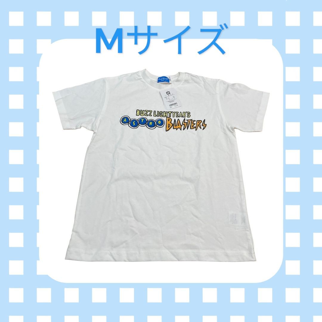 ディズニー Tシャツ ユニセックス【Mサイズ】バズライトイヤー ロゴ 東京ディズニーリゾート TDR