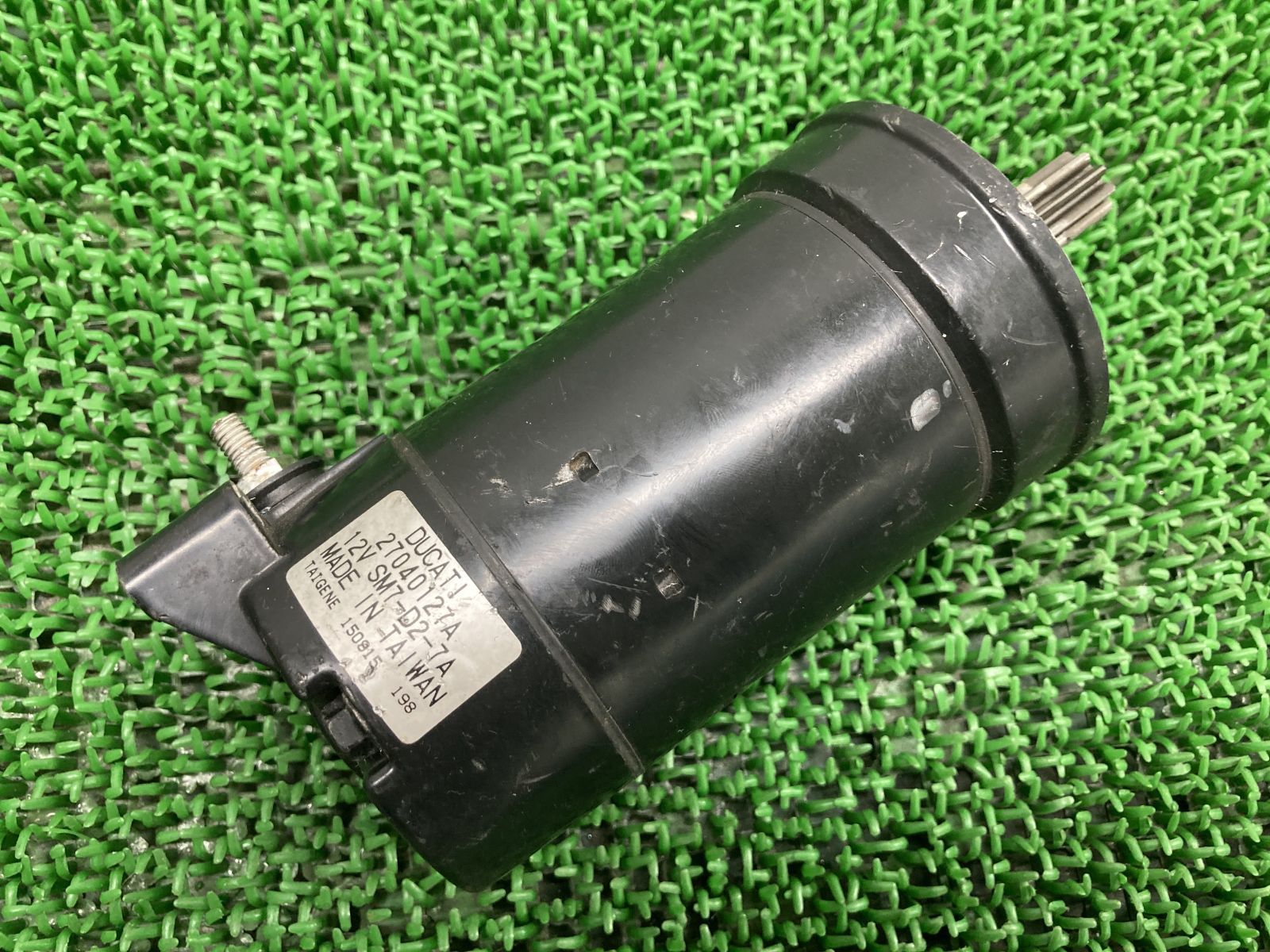 ハイパーモタード821 セルモーター 27040127A ドゥカティ 純正 バイク 部品 HYPERMOTARD スターターモーター 機能的問題なし 品薄